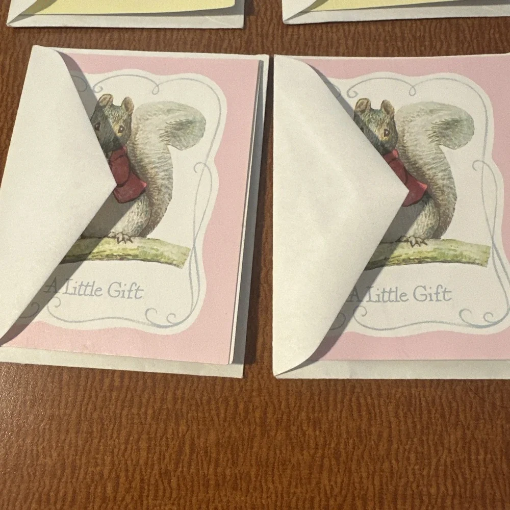 Set Of 8 Vtg Beatrix Potter Small Cards 